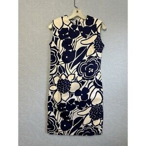 Vtg John Abbot Size Medium? Floral Mod Shift Dress G5